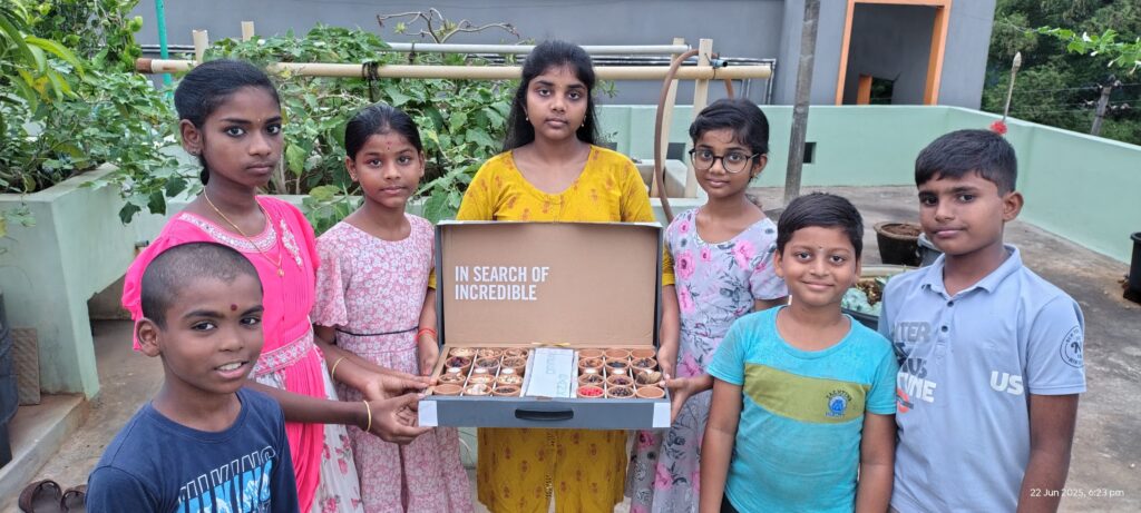 విశాఖపట్నంలో “సీడ్ బ్యాంక్” బాక్స్ తయారీ
